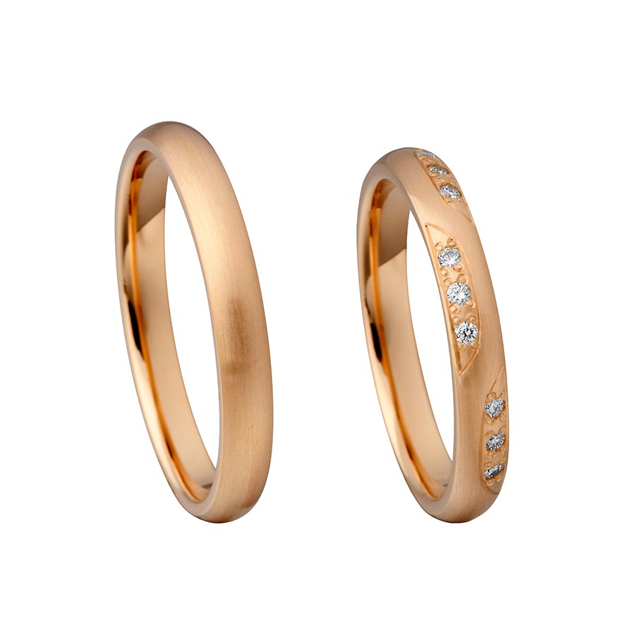 Wedding rings 333 Rotgold 517391-30