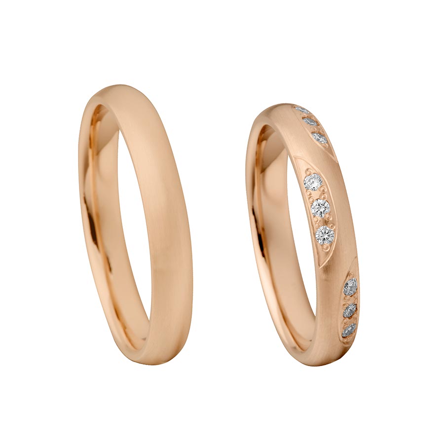 Wedding rings 333 Rotgold 517391-35