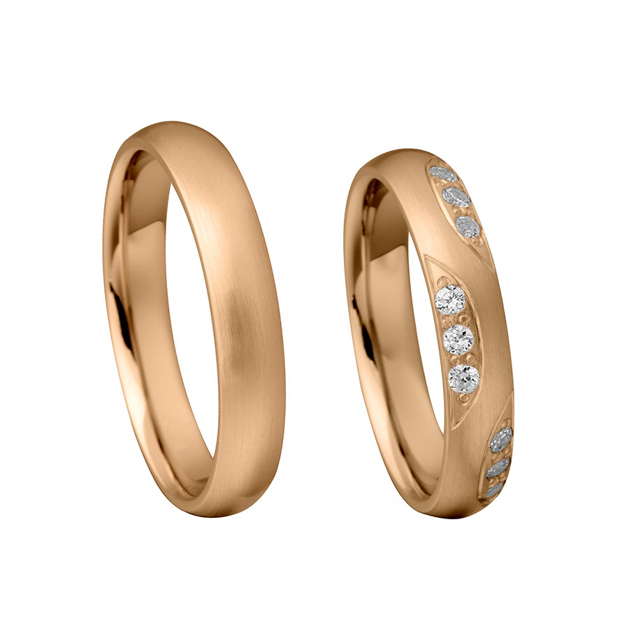 Wedding rings 333 Rotgold 517391-40