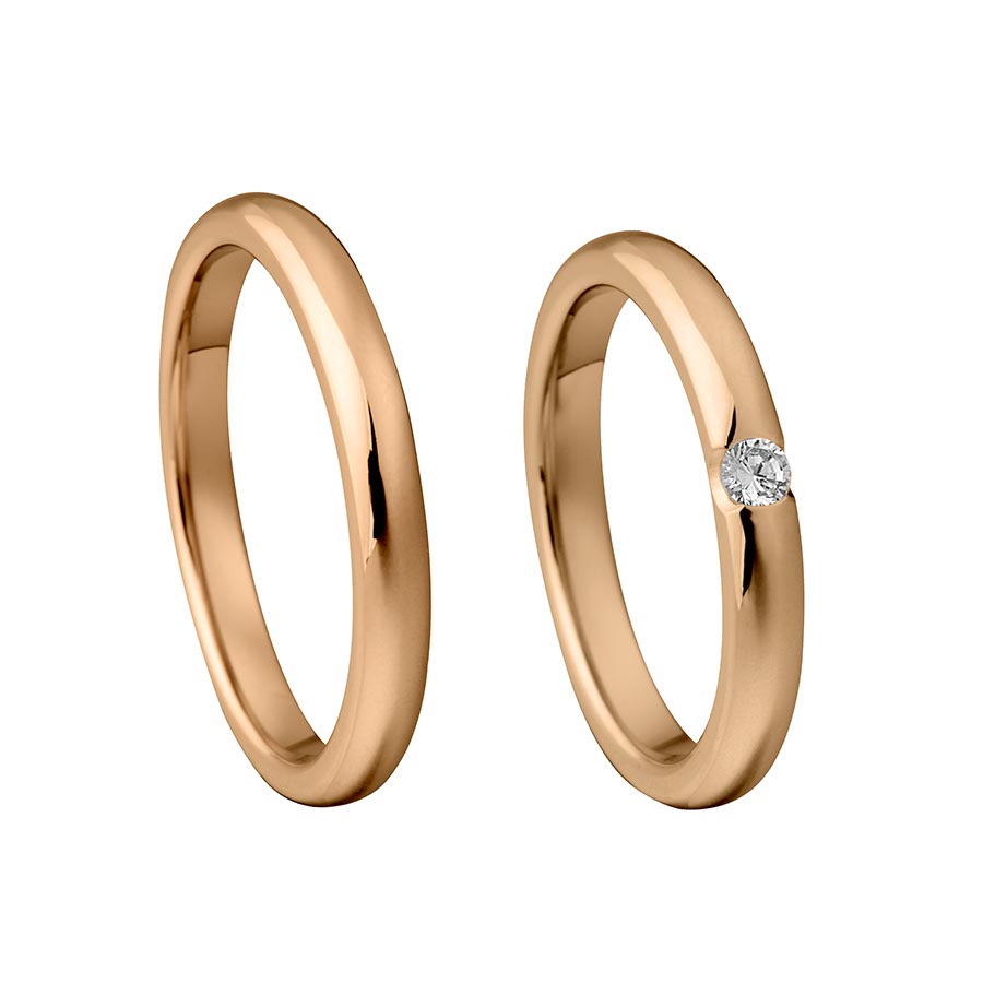 Wedding rings 333 Rotgold 517393-30