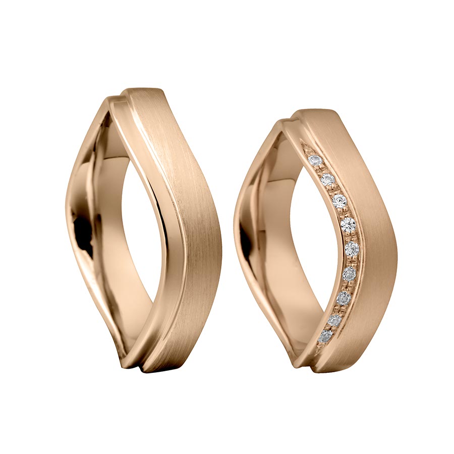 Wedding rings 333 Rotgold 517399-50