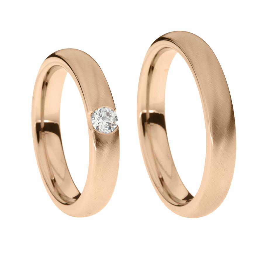 Wedding rings 333 Rotgold 517415-40