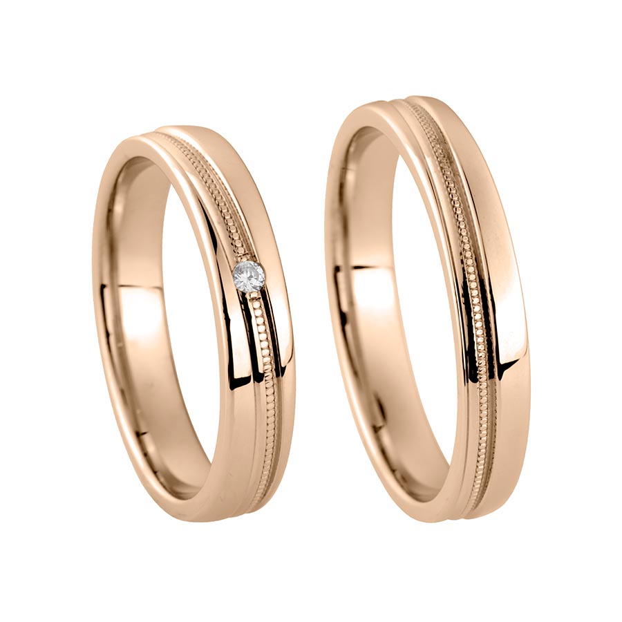 Wedding rings 333 Rotgold 517453-40