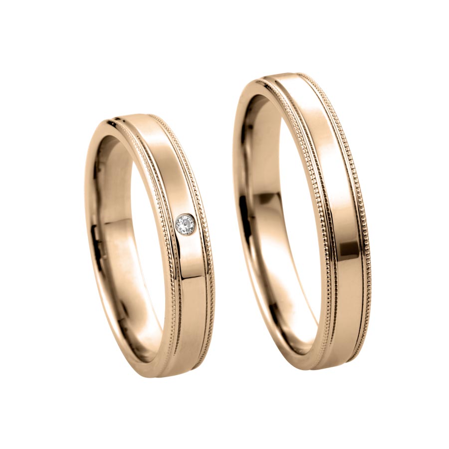 Wedding rings 333 Rotgold 517454-40