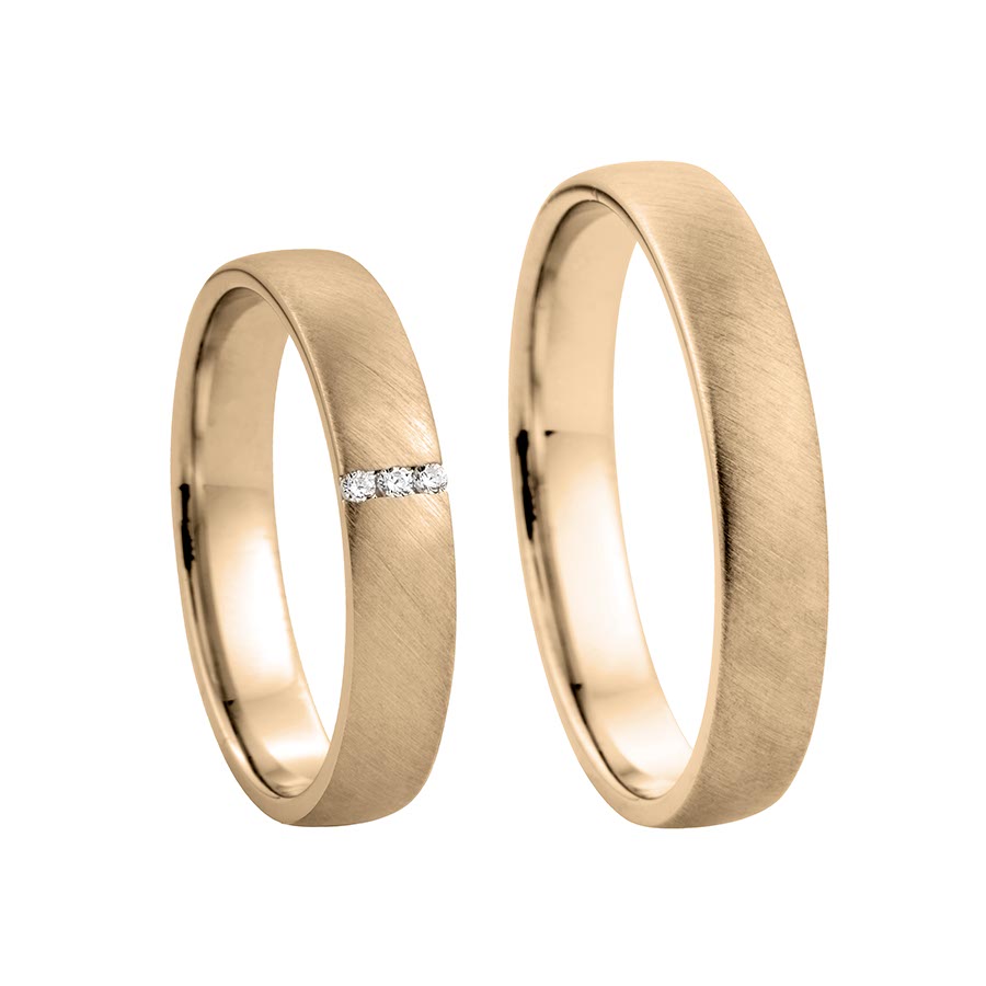 Wedding rings 333 Rotgold 517456-40