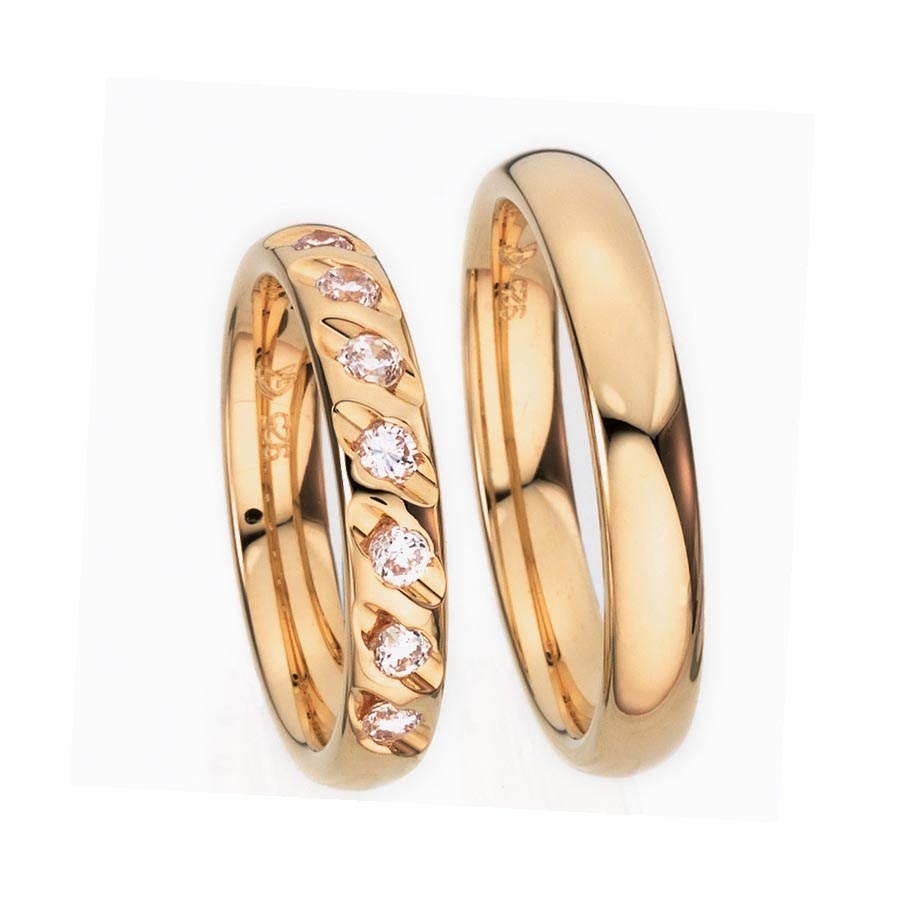 Wedding rings 585 Rotgold 518013-40