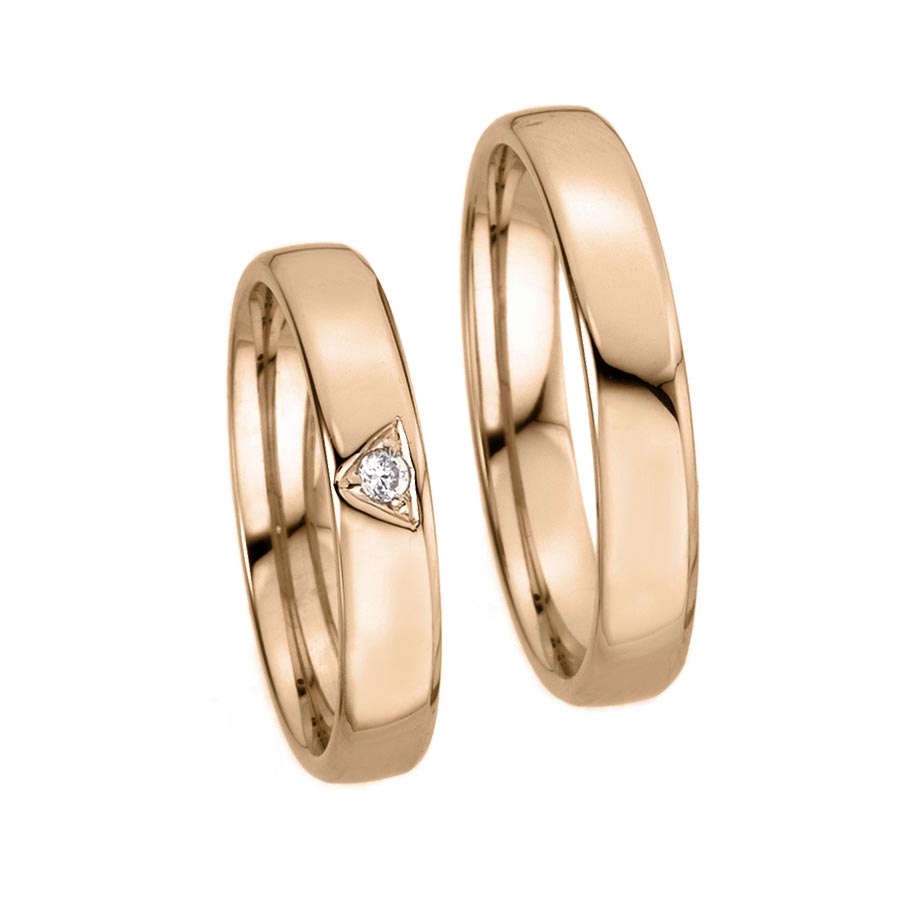 Wedding rings 585 Rotgold 518018-40