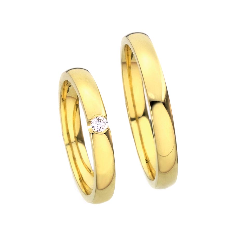 Wedding rings 333 Gelbgold 518019-30