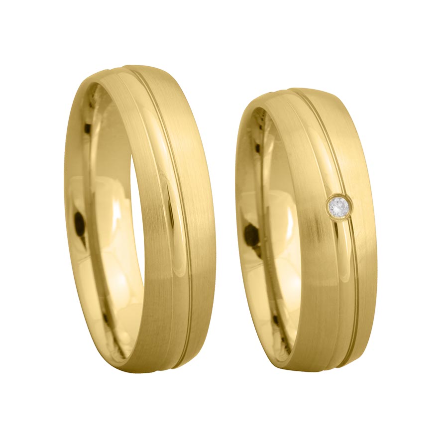 Wedding rings 333 Gelbgold 518105-55