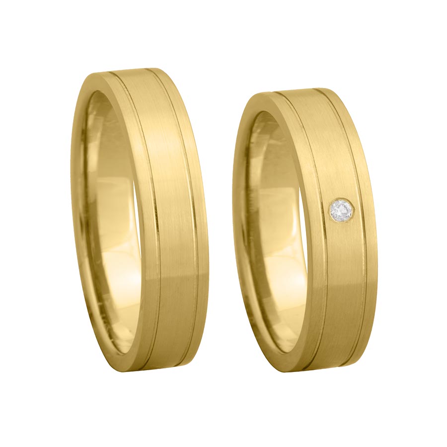 Wedding rings 333 Gelbgold 518106-50