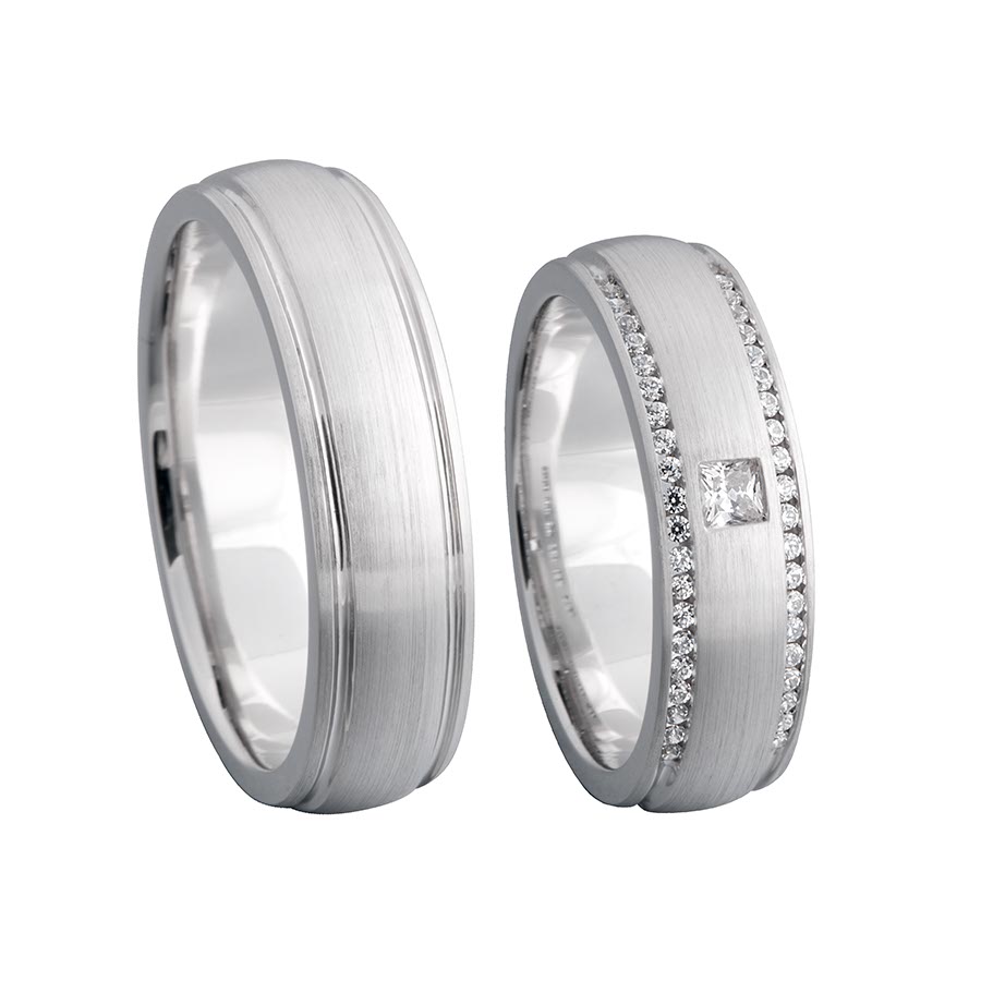 Friendship rings 925 Silber rhodiniert 520063-62