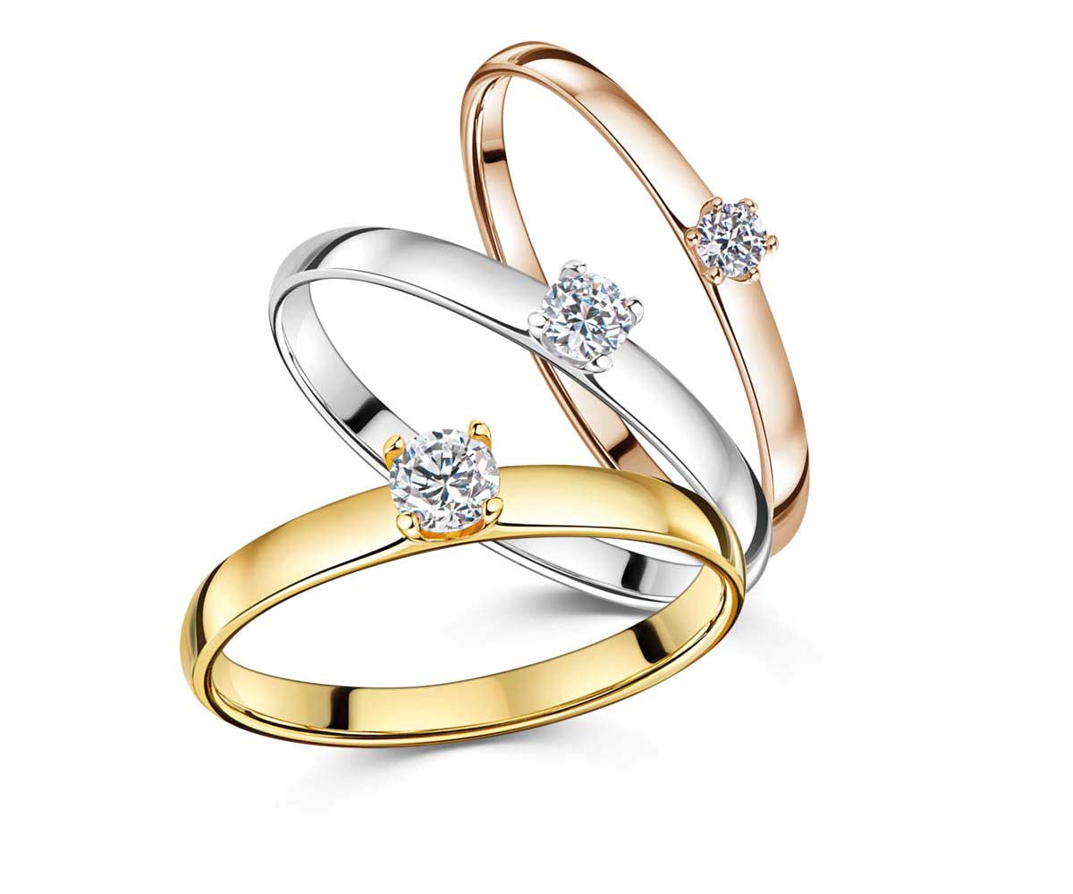 Image Engagement Rings with diamonds